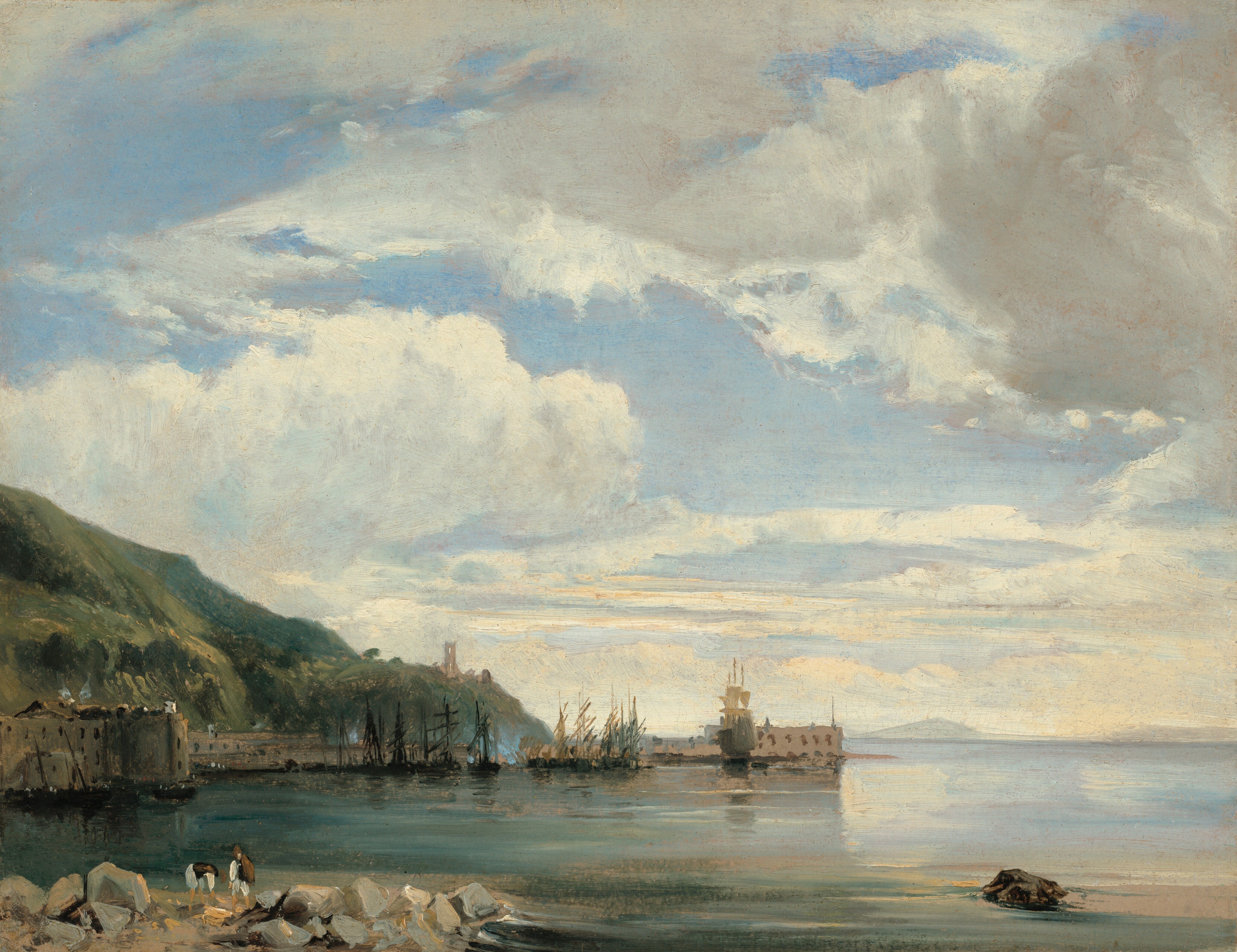 A view of the Bay of Naples